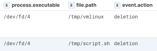 Figure 9 Deleting the script and unpacked kernel